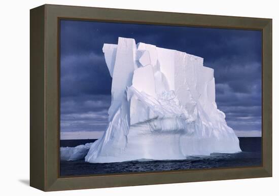 Iceberg Floating In the Ross Sea, Antarctica-Doug Allan-Framed Premier Image Canvas