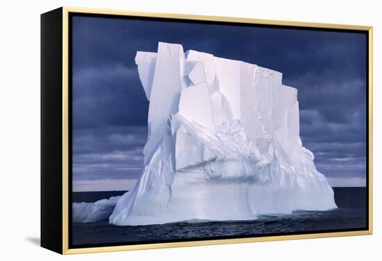 Iceberg Floating In the Ross Sea, Antarctica-Doug Allan-Framed Premier Image Canvas