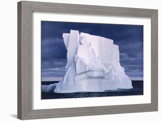 Iceberg Floating In the Ross Sea, Antarctica-Doug Allan-Framed Photographic Print