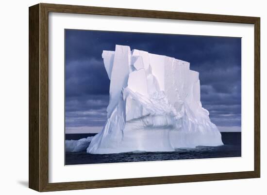 Iceberg Floating In the Ross Sea, Antarctica-Doug Allan-Framed Photographic Print