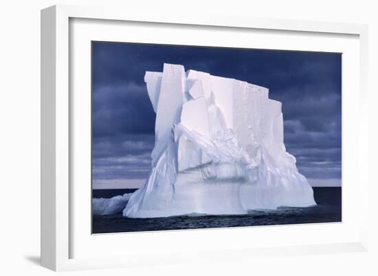 Iceberg Floating In the Ross Sea, Antarctica-Doug Allan-Framed Photographic Print