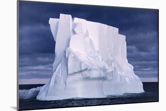 Iceberg Floating In the Ross Sea, Antarctica-Doug Allan-Mounted Photographic Print