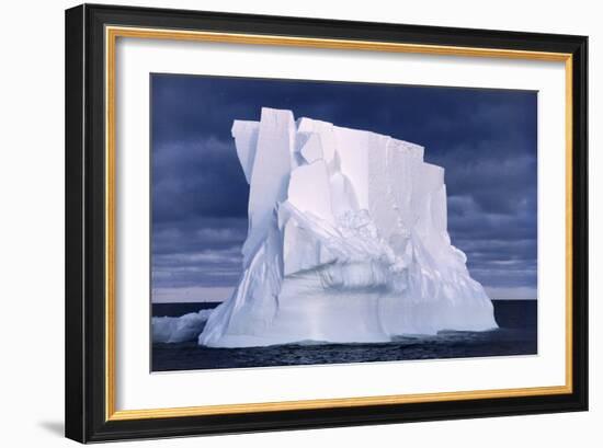 Iceberg Floating In the Ross Sea, Antarctica-Doug Allan-Framed Photographic Print