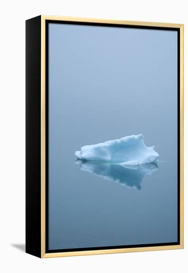 Iceberg Floats on Erik's Fjord in Southern Greenland-David Noyes-Framed Premier Image Canvas