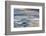 Iceberg from melting glacier on black sand beach near Jokulsarlon glacier lagoon-Ed Hasler-Framed Photographic Print