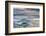 Iceberg from melting glacier on black sand beach near Jokulsarlon glacier lagoon-Ed Hasler-Framed Photographic Print