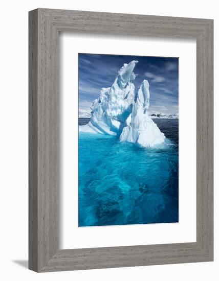 Iceberg, Gerlache Strait, Antarctic Peninsula-null-Framed Photographic Print