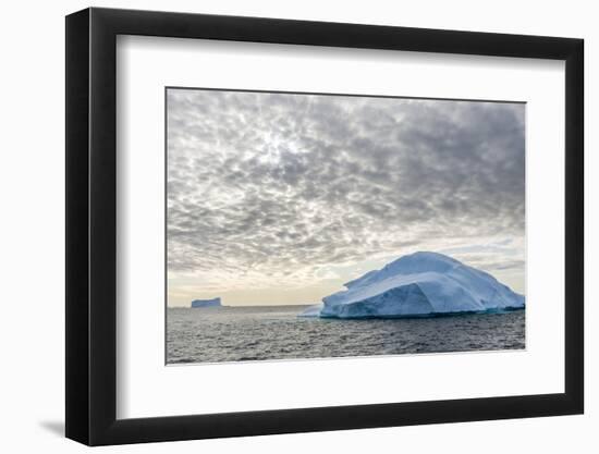 Iceberg in Disko Bay (Qeqertarsuup Tunua) near Ilulissat. Greenland-Martin Zwick-Framed Photographic Print