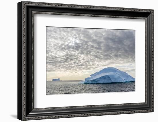 Iceberg in Disko Bay (Qeqertarsuup Tunua) near Ilulissat. Greenland-Martin Zwick-Framed Photographic Print