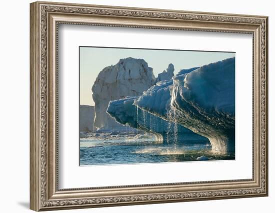 Iceberg Melting in Disko Bay in Greenland-Paul Souders-Framed Photographic Print