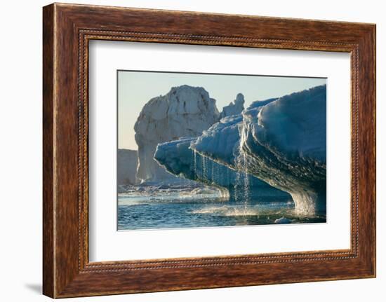 Iceberg Melting in Disko Bay in Greenland-Paul Souders-Framed Photographic Print