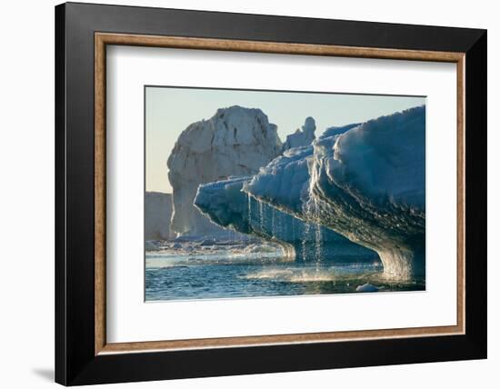 Iceberg Melting in Disko Bay in Greenland-Paul Souders-Framed Photographic Print