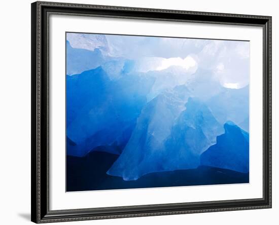 Iceberg Near Monacobreen Glacier in Liefdefjorden Fjord, Spitsbergen Island, Svalbard, Norway-Paul Souders-Framed Photographic Print