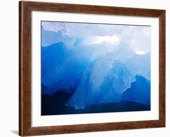 Iceberg Near Monacobreen Glacier in Liefdefjorden Fjord, Spitsbergen Island, Svalbard, Norway-Paul Souders-Framed Photographic Print