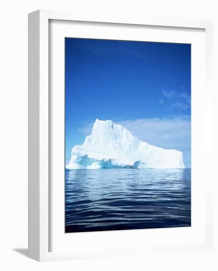 Iceberg off East Greenland, Polar Regions-David Lomax-Framed Photographic Print