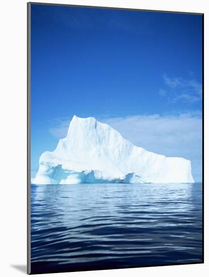 Iceberg off East Greenland, Polar Regions-David Lomax-Mounted Photographic Print