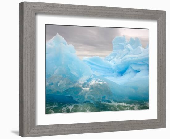 Iceberg, Western Antarctic Peninsula, Antarctica-Steve Kazlowski-Framed Photographic Print