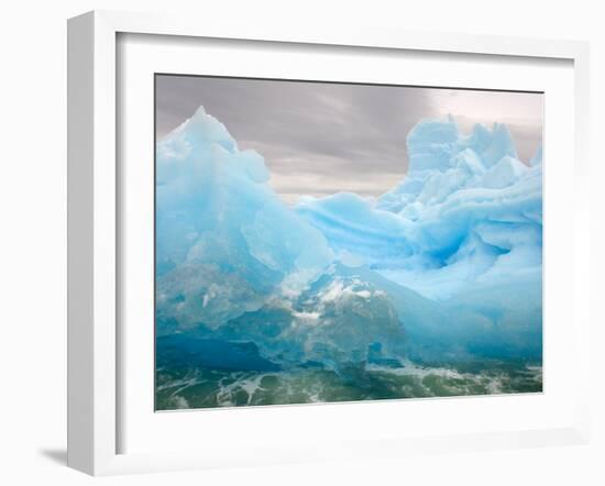 Iceberg, Western Antarctic Peninsula, Antarctica-Steve Kazlowski-Framed Photographic Print