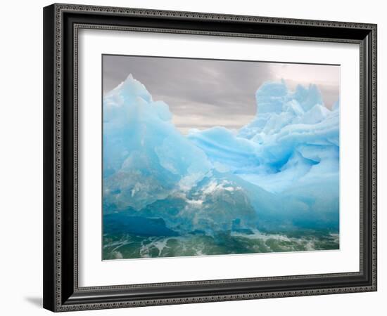 Iceberg, Western Antarctic Peninsula, Antarctica-Steve Kazlowski-Framed Photographic Print