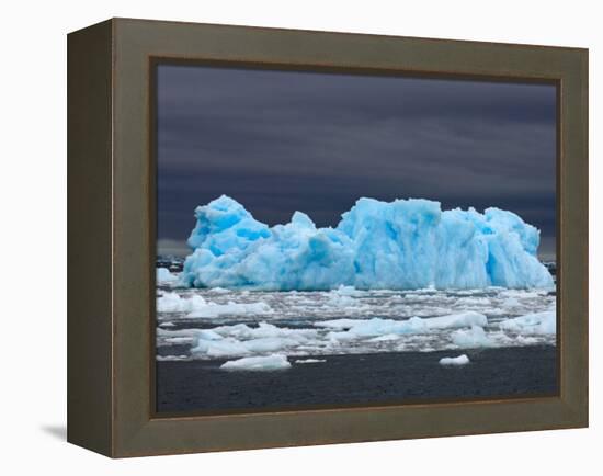 Iceberg, Western Antarctic Peninsula, Antarctica-Steve Kazlowski-Framed Premier Image Canvas