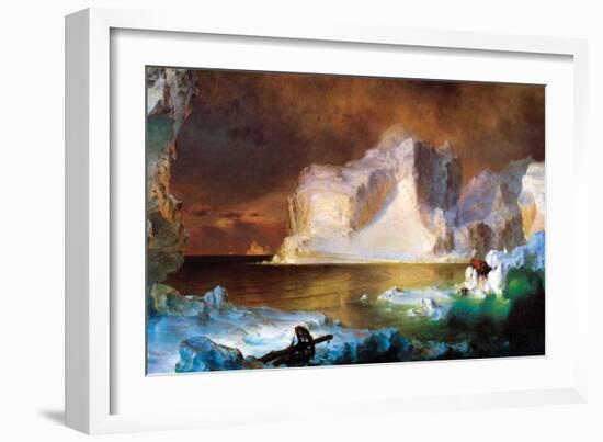 Iceberg-Frederic Edwin Church-Framed Art Print