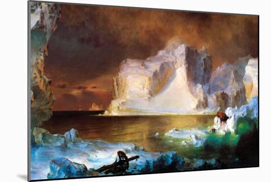Iceberg-Frederic Edwin Church-Mounted Art Print