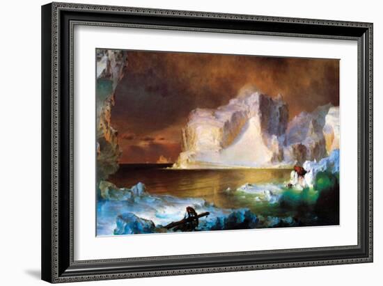 Iceberg-Frederic Edwin Church-Framed Art Print