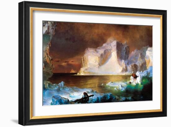 Iceberg-Frederic Edwin Church-Framed Art Print