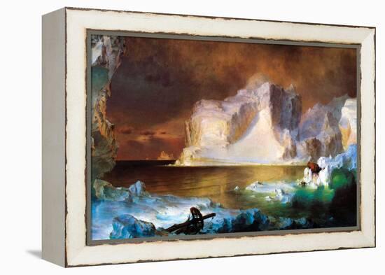 Iceberg-Frederic Edwin Church-Framed Stretched Canvas