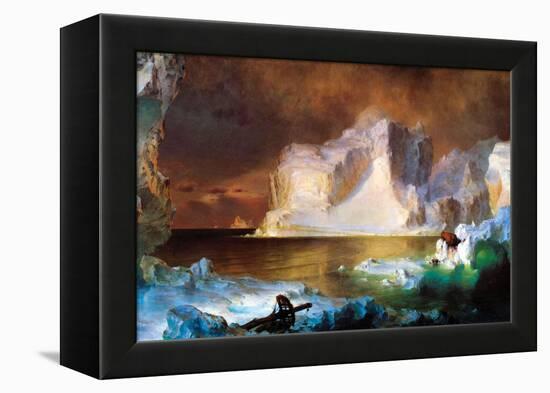 Iceberg-Frederic Edwin Church-Framed Stretched Canvas