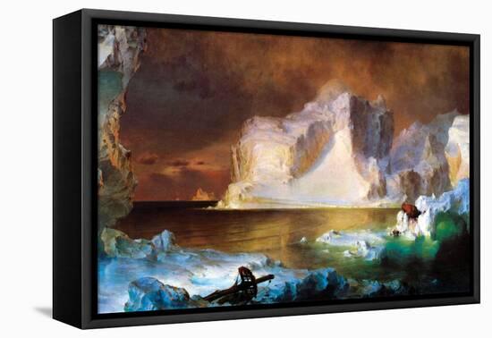 Iceberg-Frederic Edwin Church-Framed Stretched Canvas