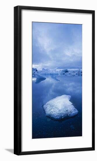 Icebergs 1 Vertical-Moises Levy-Framed Photographic Print