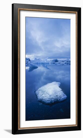 Icebergs 1 Vertical-Moises Levy-Framed Photographic Print