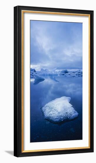 Icebergs 1 Vertical-Moises Levy-Framed Photographic Print