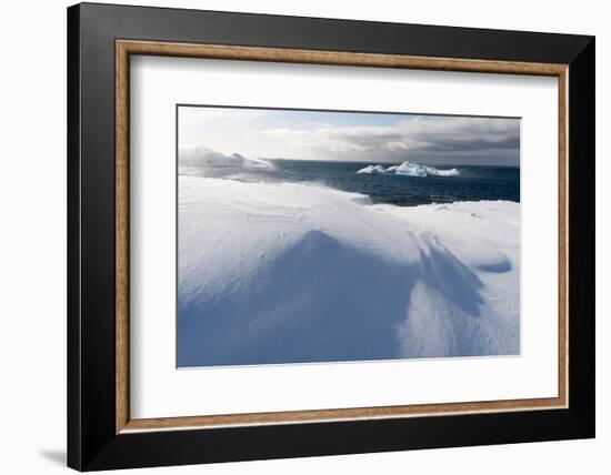 Icebergs Along the Coastline of Ilulissat, Greenland, Denmark, Polar Regions-Sergio Pitamitz-Framed Photographic Print