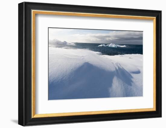 Icebergs Along the Coastline of Ilulissat, Greenland, Denmark, Polar Regions-Sergio Pitamitz-Framed Photographic Print