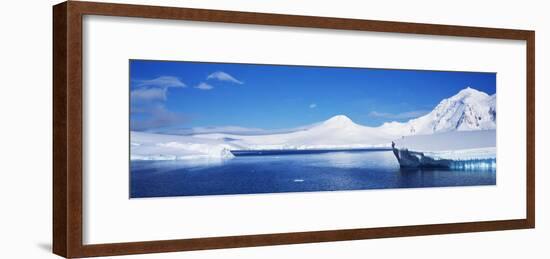 Icebergs, Antarctica-null-Framed Photographic Print