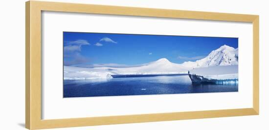 Icebergs, Antarctica-null-Framed Photographic Print