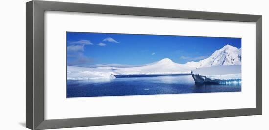 Icebergs, Antarctica-null-Framed Photographic Print