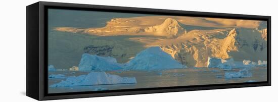 Icebergs, Antarctica-Art Wolfe-Framed Premier Image Canvas