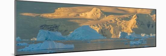 Icebergs, Antarctica-Art Wolfe-Mounted Photographic Print