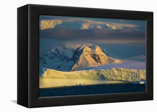 Icebergs, Antarctica-Art Wolfe-Framed Premier Image Canvas