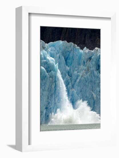 Icebergs Calving from Glacier, Alaska-null-Framed Photographic Print