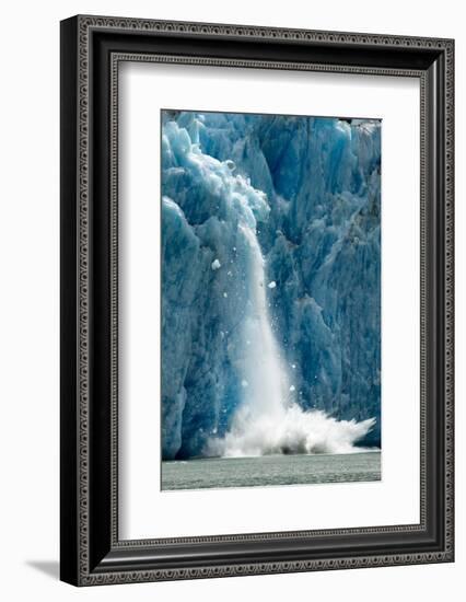 Icebergs Calving from Glacier, Alaska-Paul Souders-Framed Photographic Print