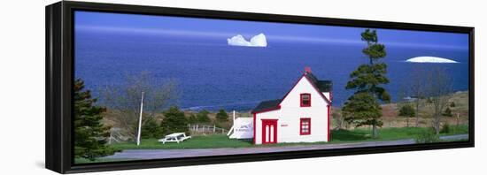 Icebergs, Canada-David Nunuk-Framed Premier Image Canvas