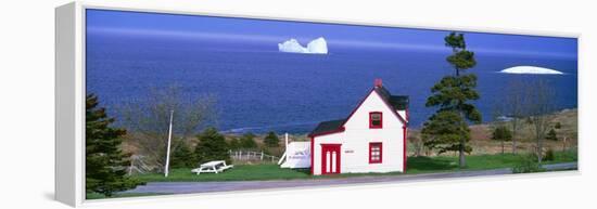 Icebergs, Canada-David Nunuk-Framed Premier Image Canvas