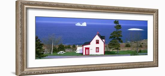 Icebergs, Canada-David Nunuk-Framed Photographic Print