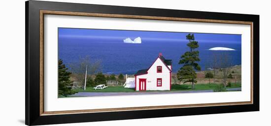 Icebergs, Canada-David Nunuk-Framed Photographic Print