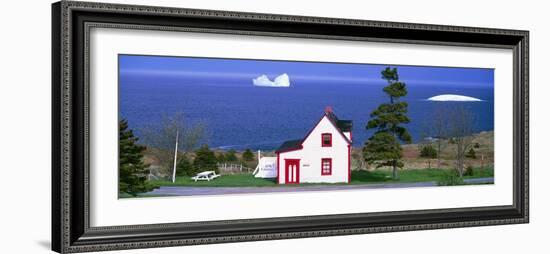 Icebergs, Canada-David Nunuk-Framed Photographic Print