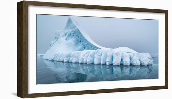 Icebergs floating in the Southern Ocean, Antarctic Peninsula, Antarctica-Panoramic Images-Framed Photographic Print
